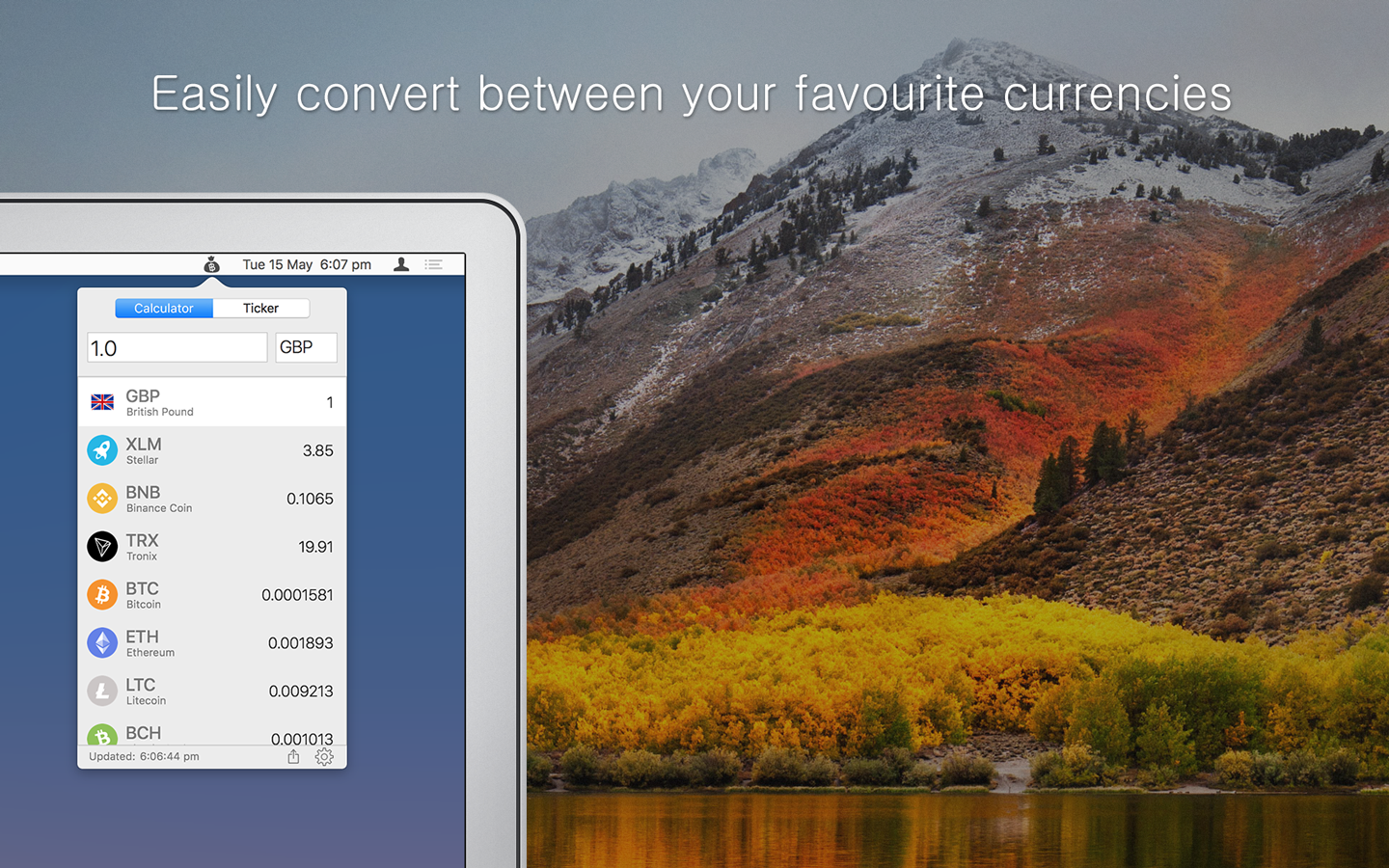 cryptocurrency converter mac os